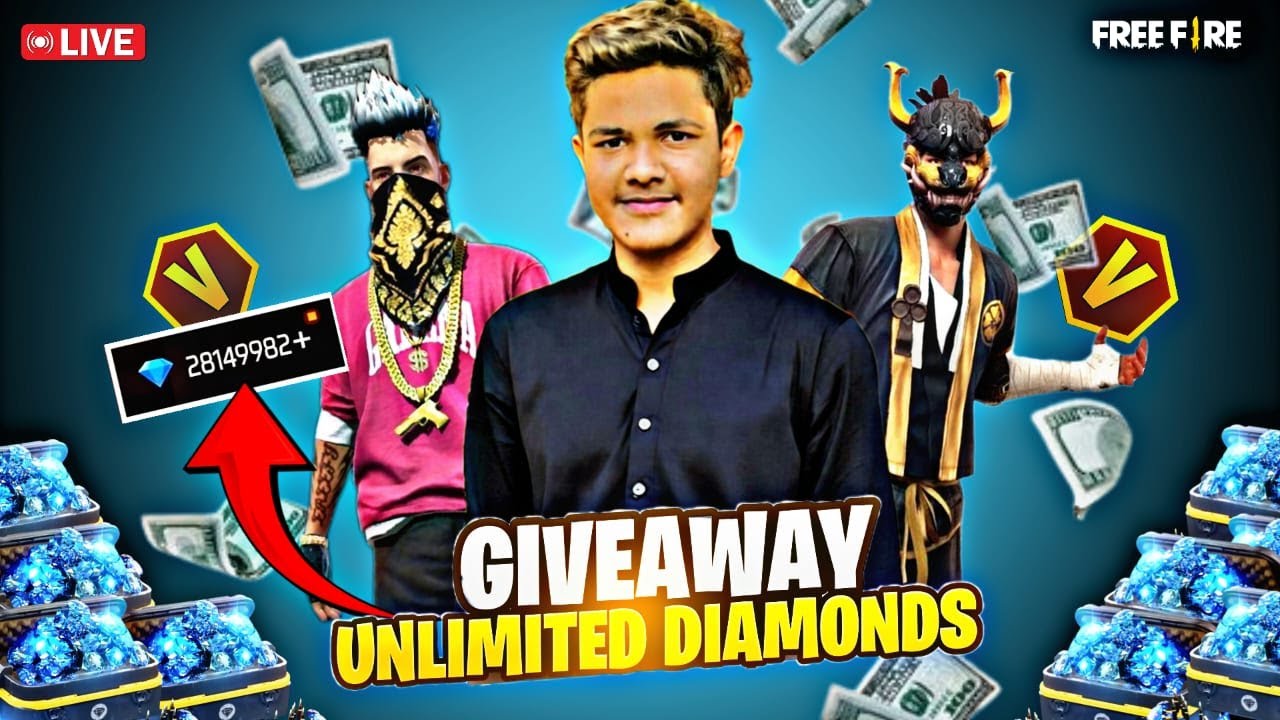 🔴10,000 Diamonds Live Giveaway for SUPREME ARMY💸|Free Fire PAKISTAN  #freefire #freefirelivegiveaway