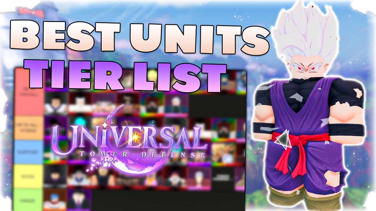 NEW *BEST* Units Tier List in Universal Tower Defense X... (DBZ FESTIVAL UPD 3 FINALE)