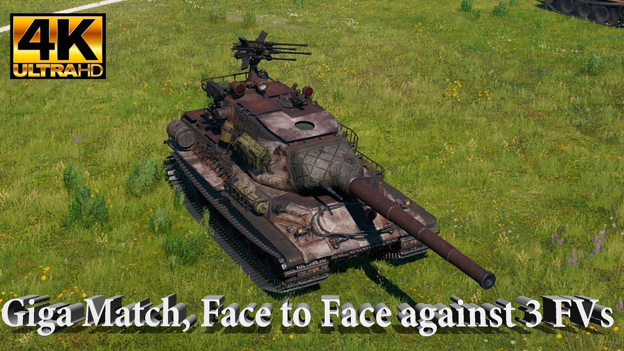 AMX M4 mle. 54 video | Giga Match Face to Face against | Ultra HD 4K World of Tanks Replay