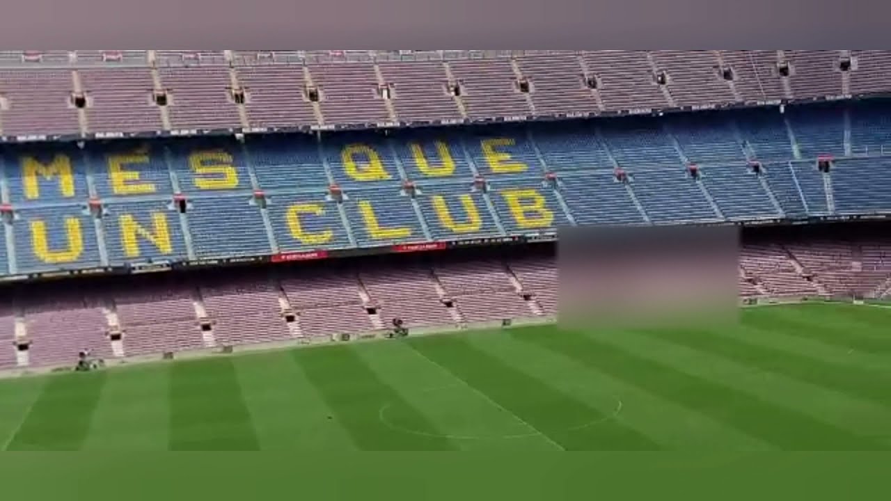 vamos aver el Camp nou por dentro y cuantas copas hay