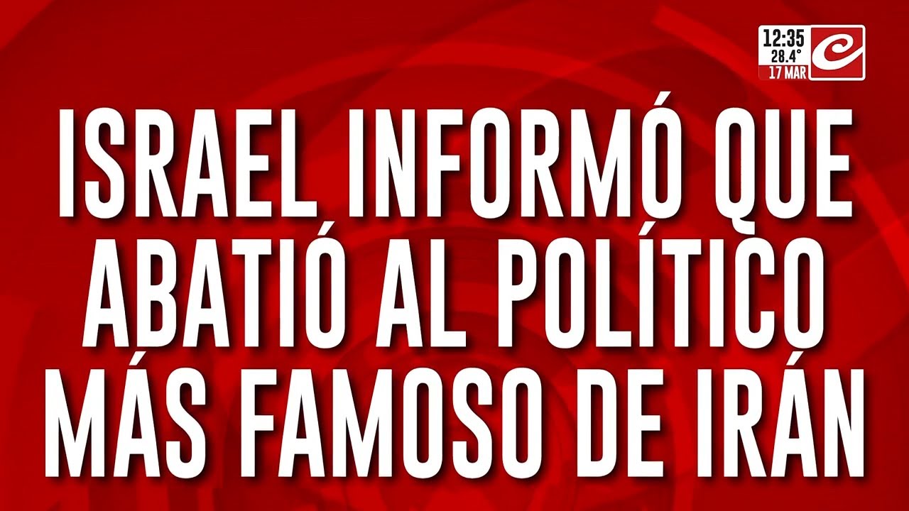 Israel informó que abatió al político más famoso de Irán