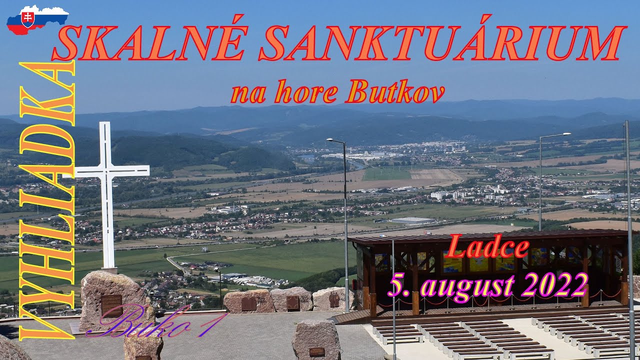 Skalné sanktuárium na hore Butkov - výhľad do krajiny, Ladce (5.8.2022) #viewpoint #slovakia
