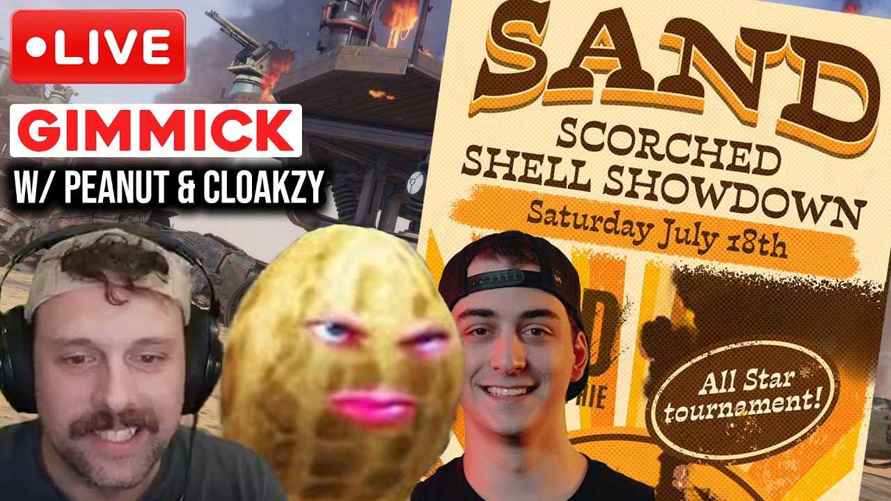 🔴LIVE  - SAND TOURNMENT w/ Peanut & Cloakzy || !factor || !adv !starforge !cheeky