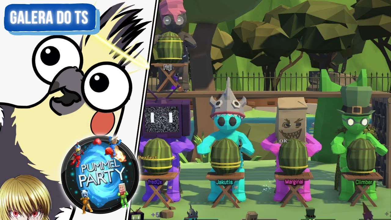Aquele se afogando num vazio indescrit&iacute;vel - Pummel Party - ft. Marginal, FredQx, Fuji e Jakutiss