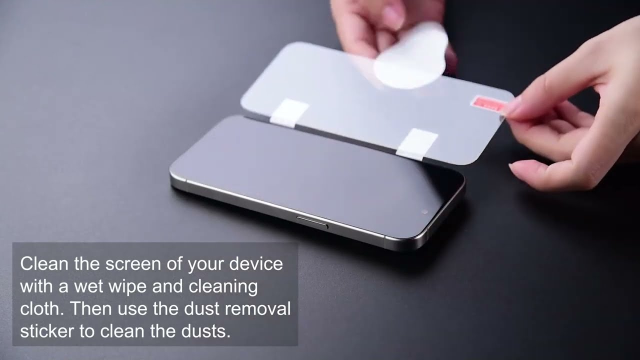 Tutorial for Installing Tempered Glass Screen Protector on Mobile Phones