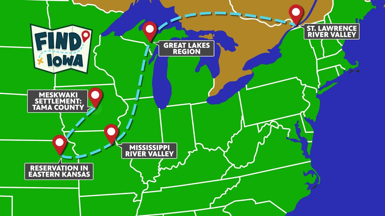 Meskwaki Migration Animation | FIND Iowa