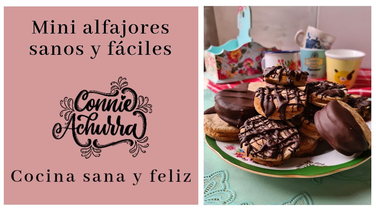 Alfajores mega fáciles y sano