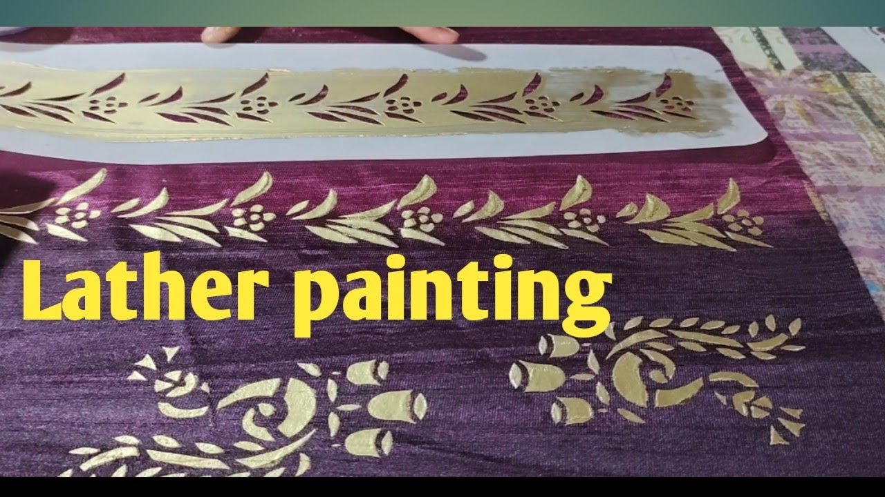 latherpaint New stencils design order now stencils  foil binder chmki milki colour extra 9915306002