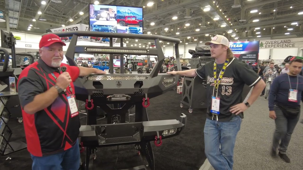 Road Armor Evolution Reaper Guard at the SEMA Show with Chris from C&H Auto Accessories 754-205-4575