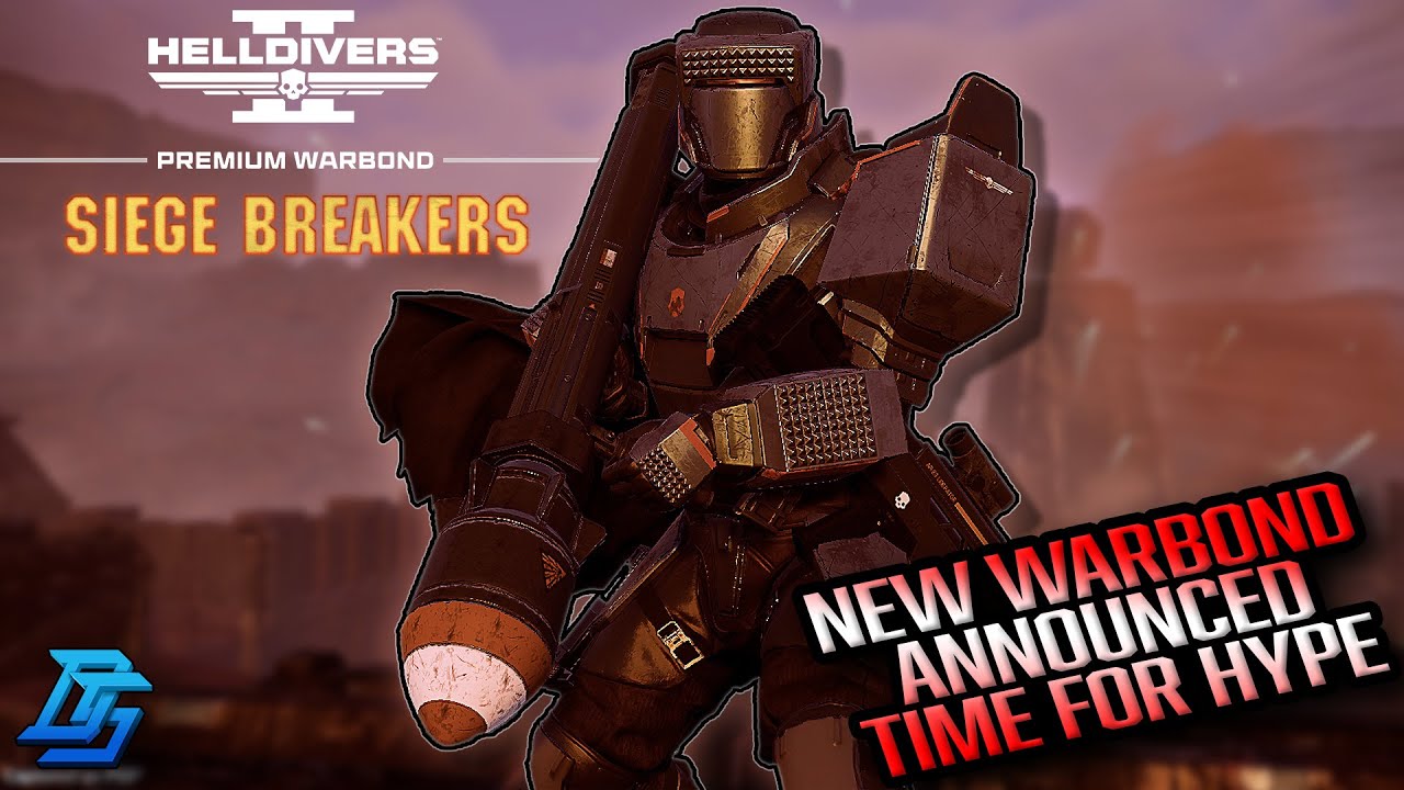 NEW SIEGE BREAKERS WARBOND ANNOUNCED! THE HYPE RETURNS LIVE! | Helldivers 2