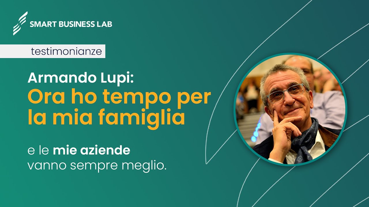 Armando Lupi: ora ho tempo per la mia famiglia e le mie aziende vanno ugualmente bene.