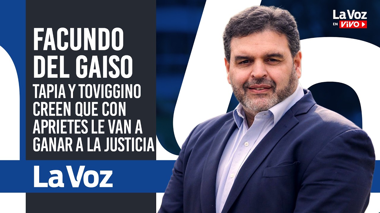 FACUNDO DEL GAISO: Si TOVIGGINO te hizo la CHOCOTORTA CON VELITAS no podés ser JUEZ en la causa