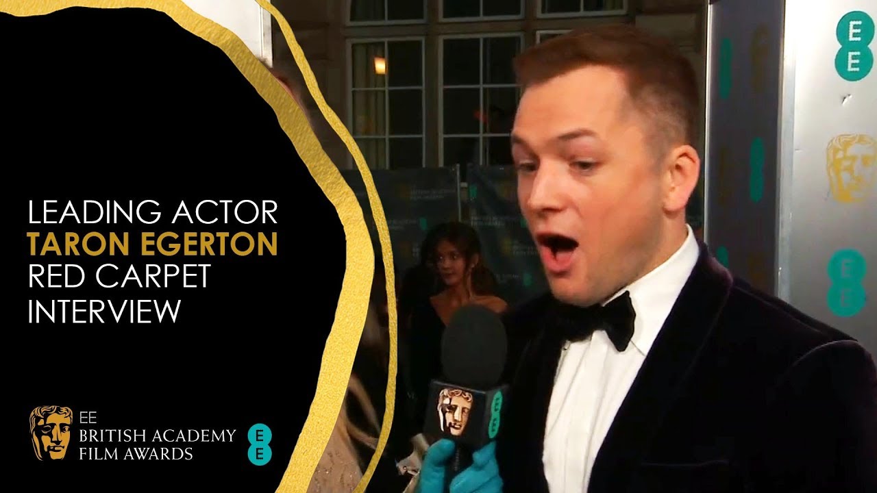 Taron Egerton on Rocketman & Friendship with Joaquin Phoenix | EE BAFTA Film Awards 2020
