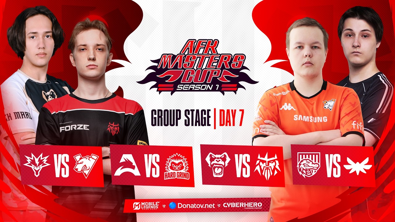 CYBERHERO x DONATOV.NET AFK MASTERS CUP S1 : GROUP STAGE - DAY 7/7