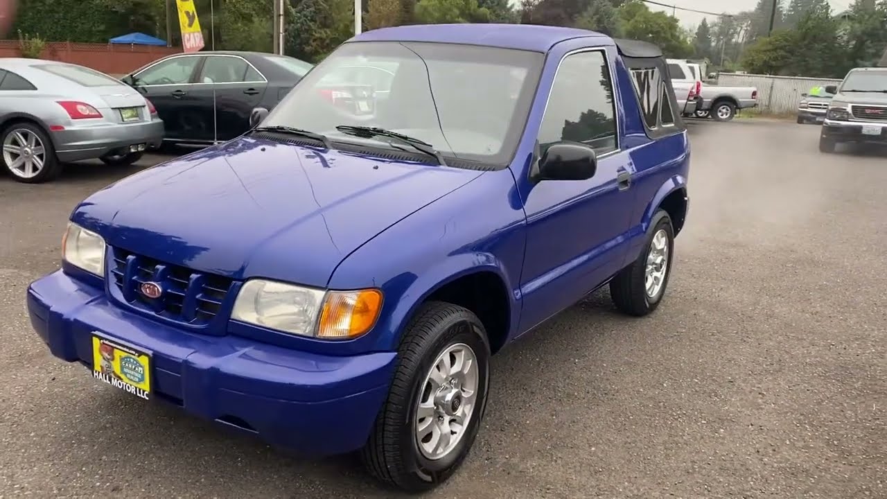 2000 Kia Sportage only 81,000 miles convertible SOLD ( For Sale) @hallmotorsllc5155