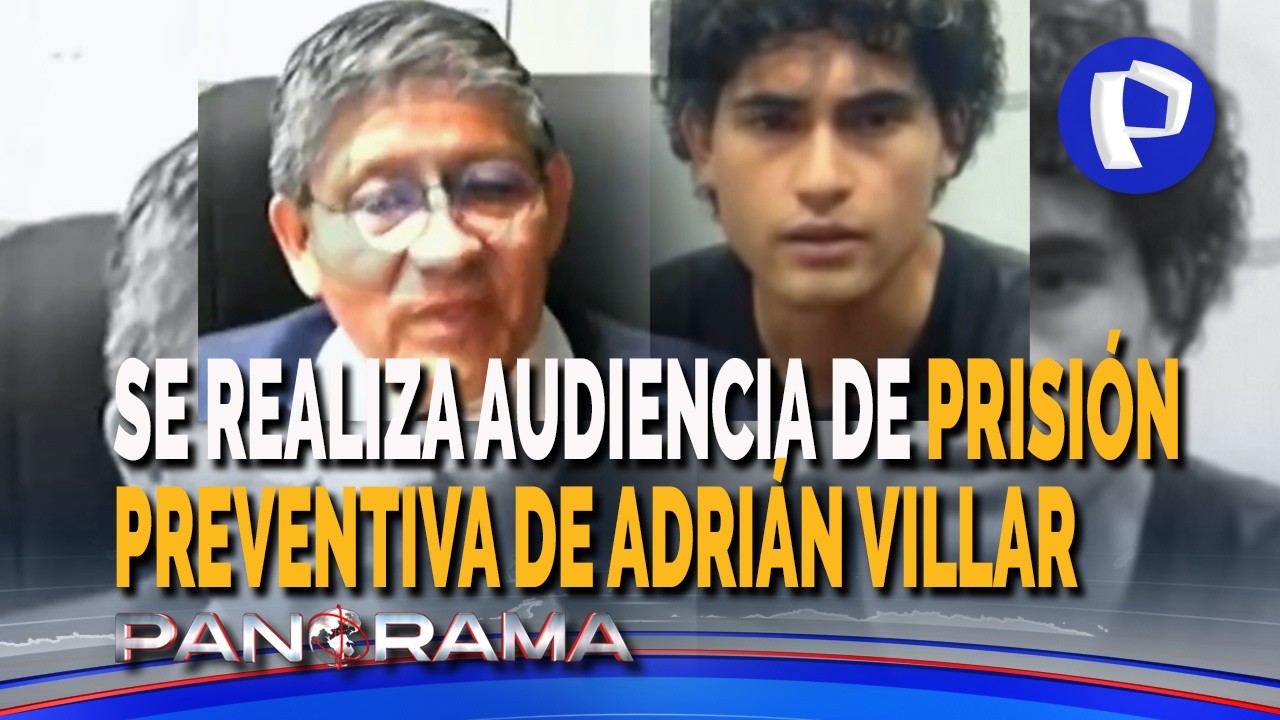 Se realiza audiencia de prisión preventiva de Adrián Villar