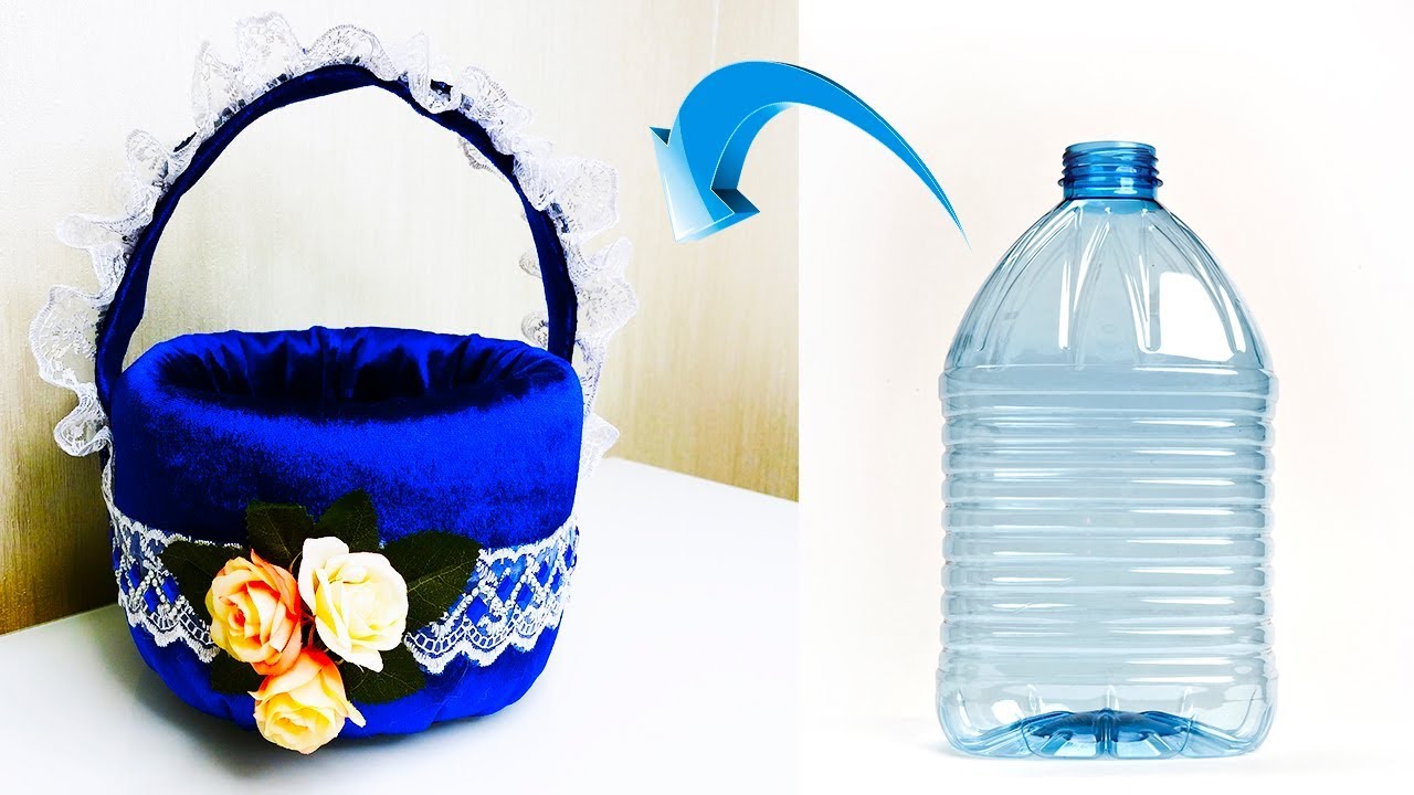 Корзинка из бросового материала. Корзинка своими руками. Basket of waste material.