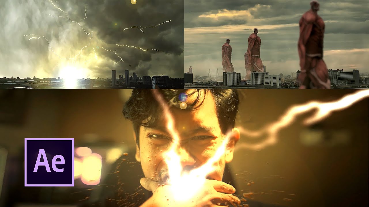 Bikin VFX Attack on Titan Transformation - Adobe After Effect