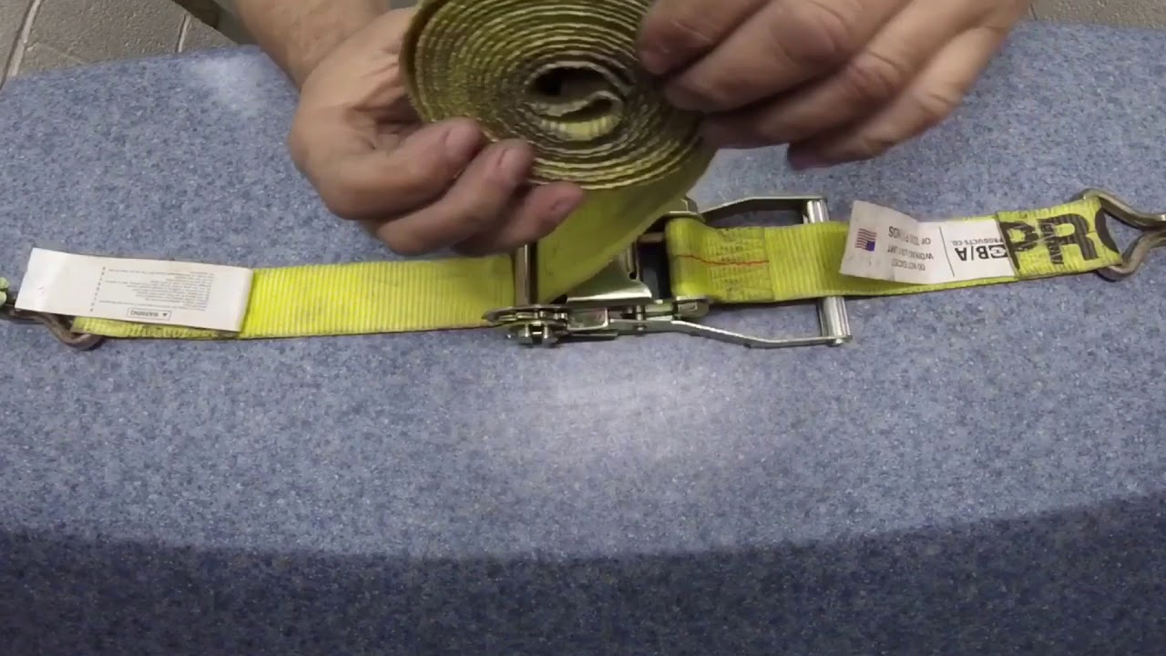 Triple T Ratchet Strap Storage Easy simple way to store ratchet straps