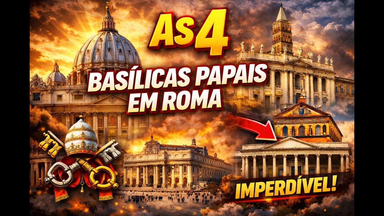 As Quatros igrejas Papais em Roma.