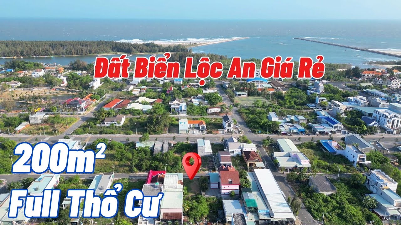 BĐS BRVT, Đất Biển Lộc An Giá Rẻ, Thổ Cư Toàn Bộ, Đi Bộ Ra Chợ 300m, Cách Bãi Tắm Chỉ 1km