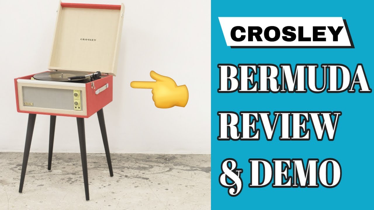 CROSLEY BERMUDA CR6233D RECORD PLAYER AND DEMO