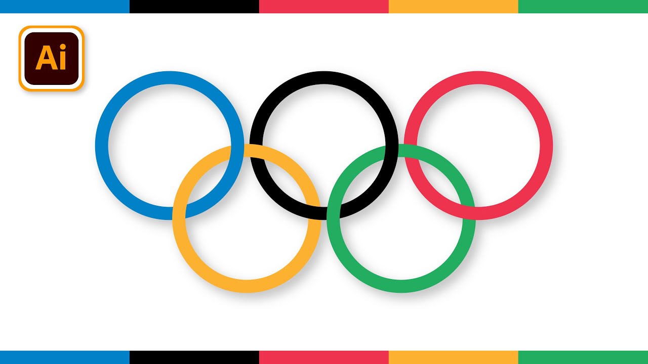 SECRET To Make Olympic Rings with Scissor Tool In Illustrator