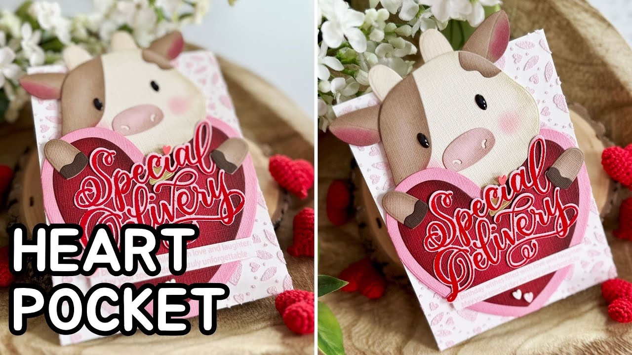 Pocket Heart Hug Card (Mama Elephant January 2024 Release)