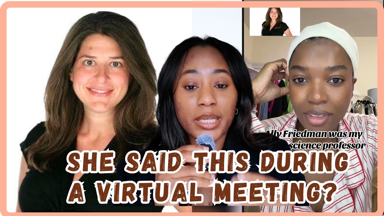 Allyson Friedman A College Professor Made Racial Remarks During A Virtual Meeting -