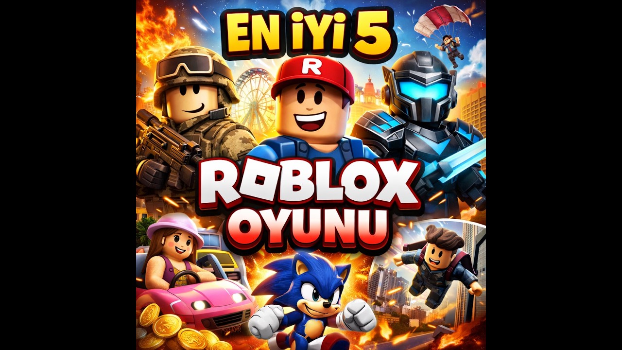 ROBLOX EN İYİ 5 OYUN!!!!!!!!!!!!!!!!!!!!