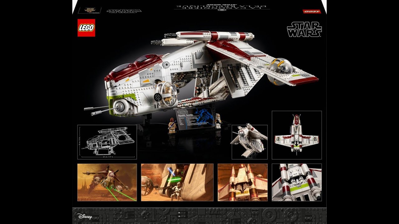 Lego Builds Republic Gunship Star Wars 75309