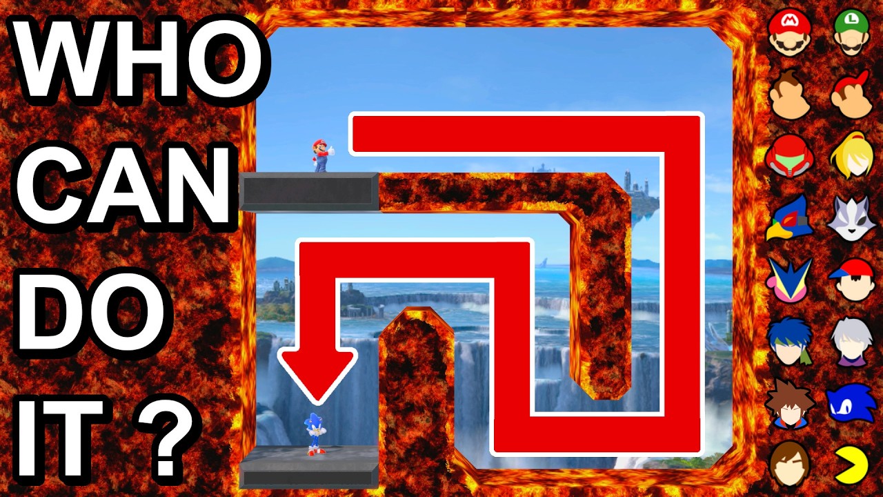 Who Can Go Down In The Lava Tunnel ? - Super Smash Bros. Ultimate
