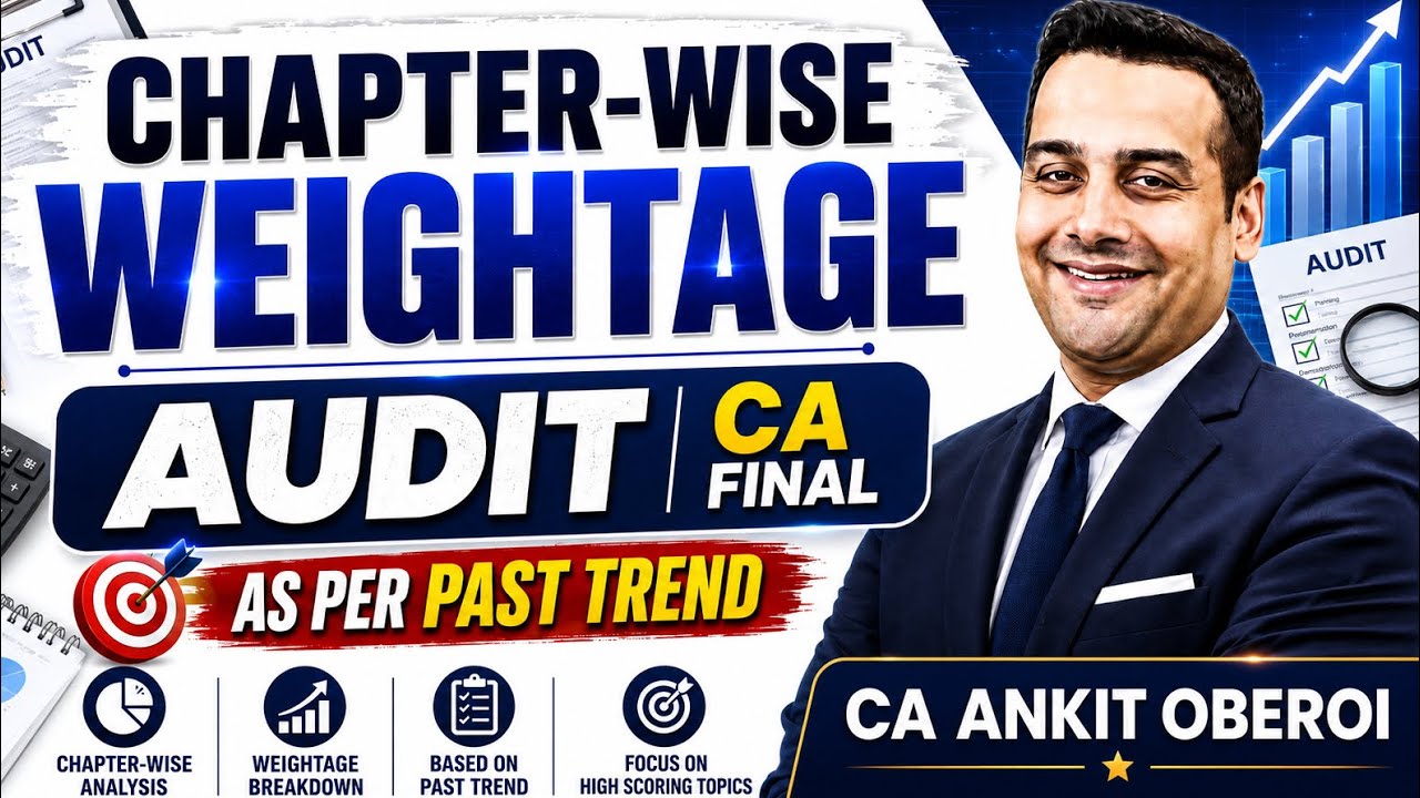 AUDIT CHAPTER WISE WEIGHTAGE I CA FINAL NOV 26