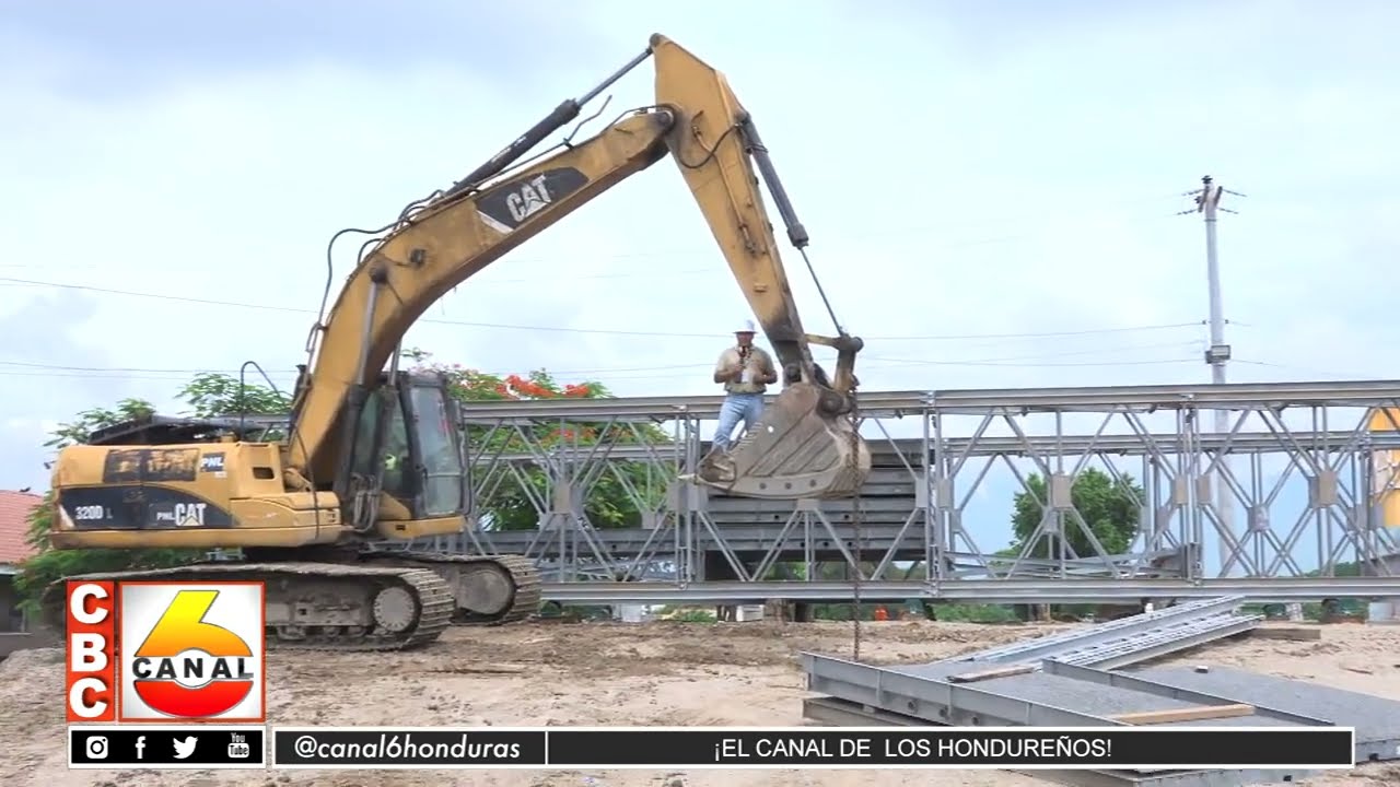 En un 80% avanza construcción de puente Bayley en la Colonia Flor de Cuba, SPS