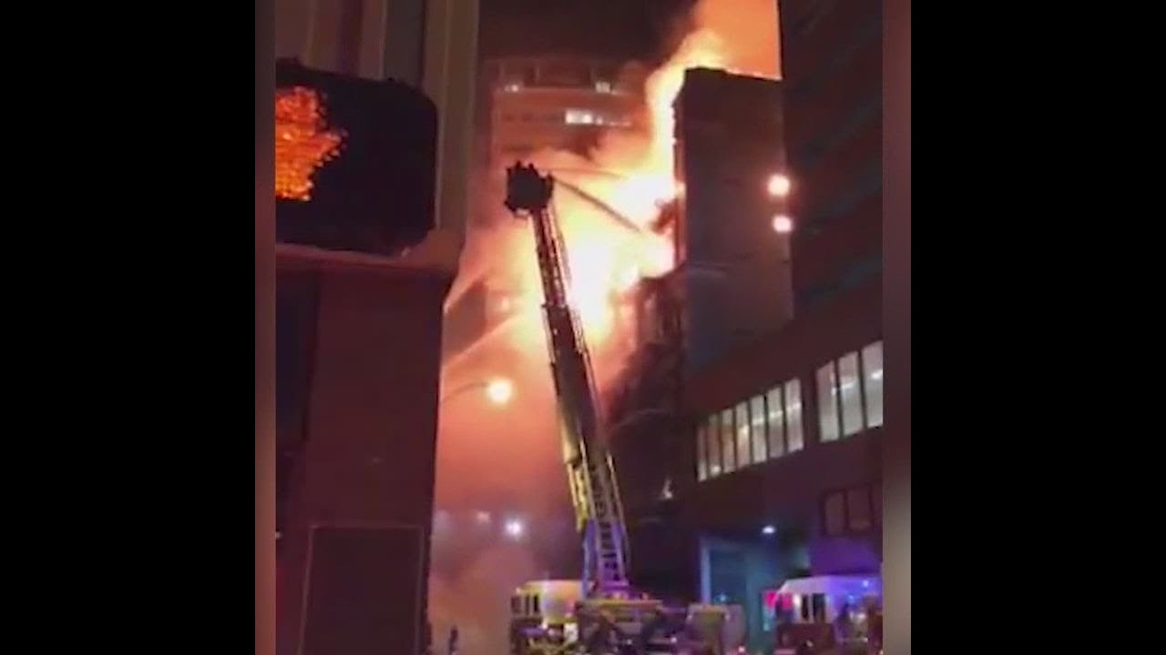 Fire destroys landmark Younkers building
