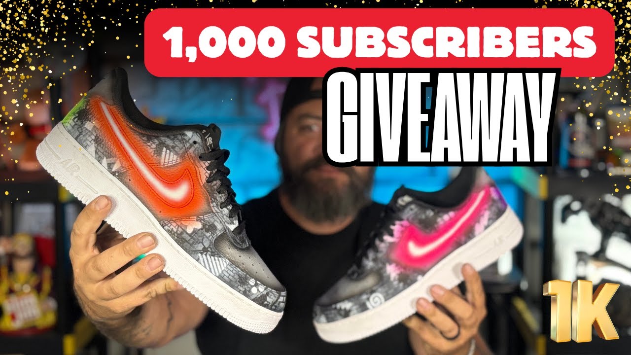 Custom Air Force 1's : GIVEAWAY