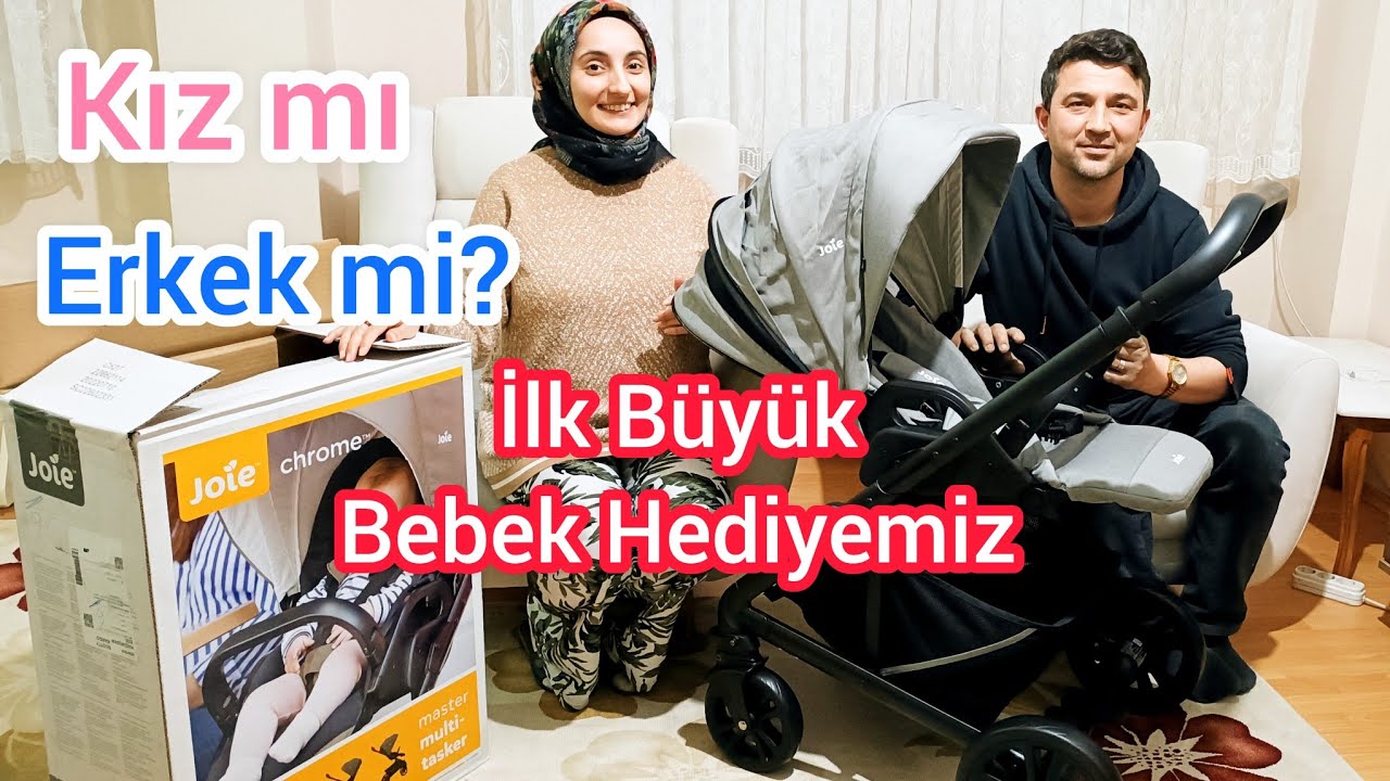 Bebeğimizin Cinsiyetini Açıklıyoruz | Kardeşimin Yeğenine Dev Bebek Hediyesi | Joie Bebek Arabası