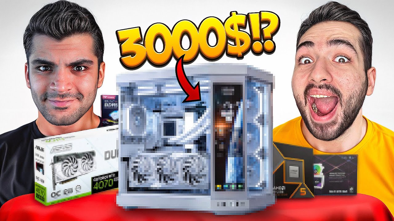سیستم 3000 دلاری بستم 😍 پی سی رویاییم