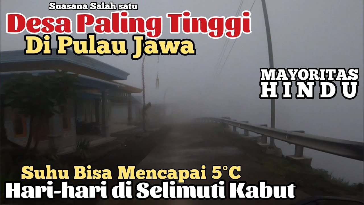 Depan Rumah LANGSUNG JURANG, Begini Kondisi Salah Satu DESA PALING TINGGI di Jawa Timur Puncak B29