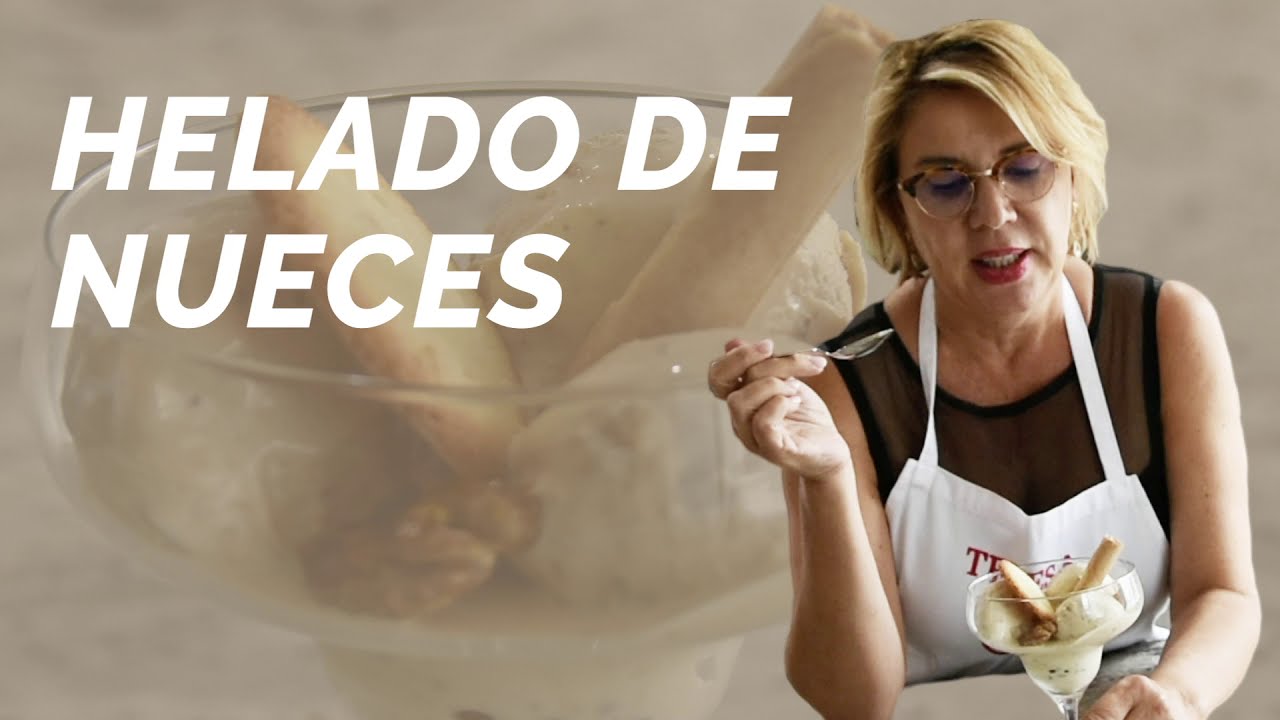 Helado de nueces