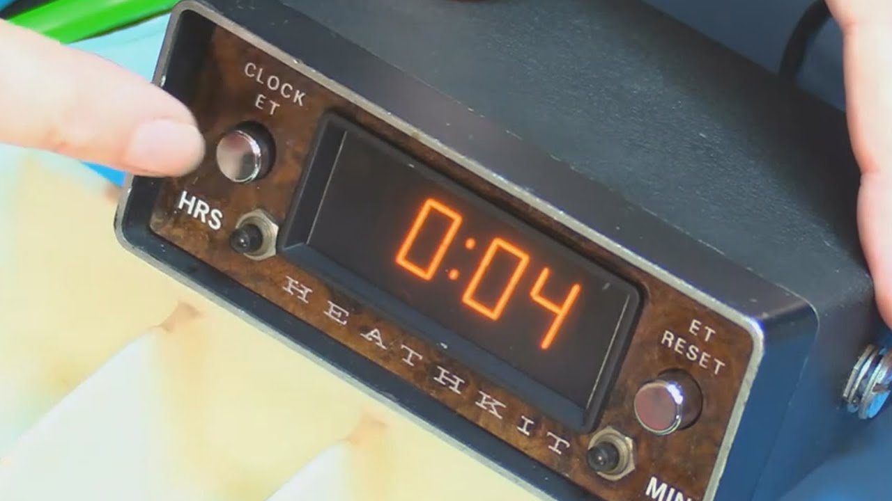 A Rare Heathkit - GC-1093 Panaplex Car Clock!
