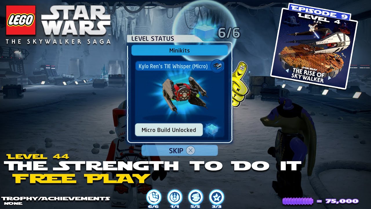 Lego Star Wars The Skywalker Saga: Lvl 44 The Strength To Do It FREE PLAY - HTG