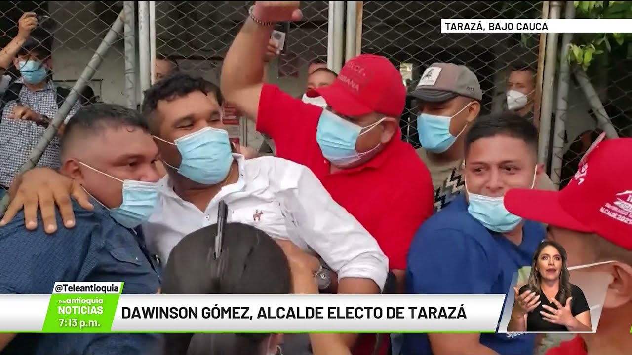 Dawinson Gómez, alcalde electo de Tarazá - Teleantioquia Noticias