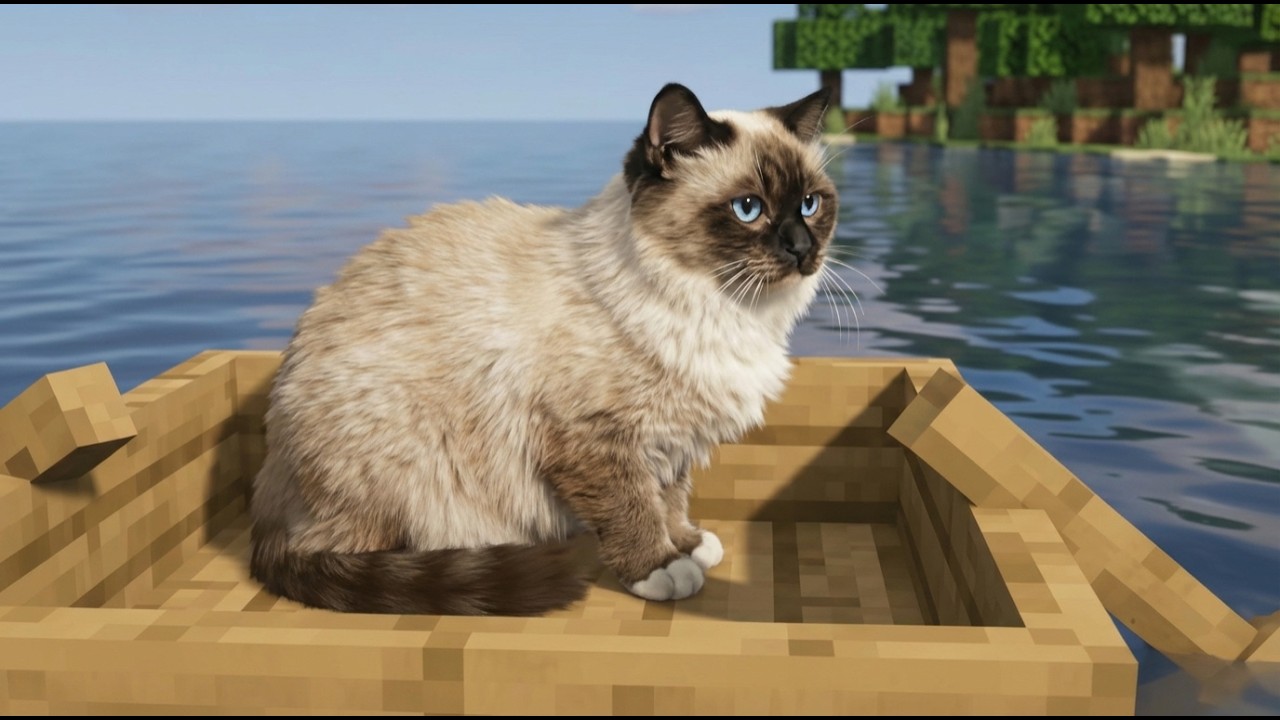 SHOCK! My Cat is Beating Minecraft: PART 4 – Journey to the End of the World!