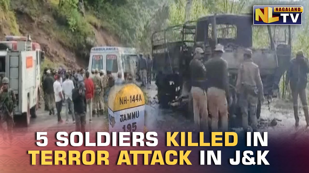 TERROR ATTACK IN JAMMU & KASHMIR TAKES LIFE OF 5 SOLDIERS