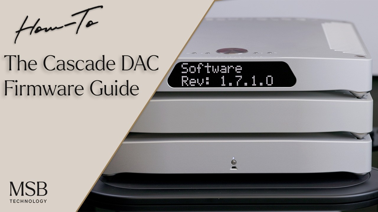 MSB Cascade DAC - firmware update guide