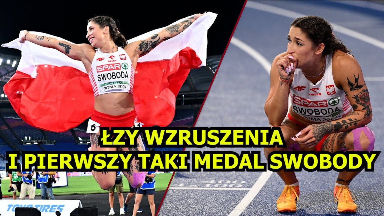 ŁZY WZRUSZENIA SWOBODY PO SREBRNYM MEDALU. 