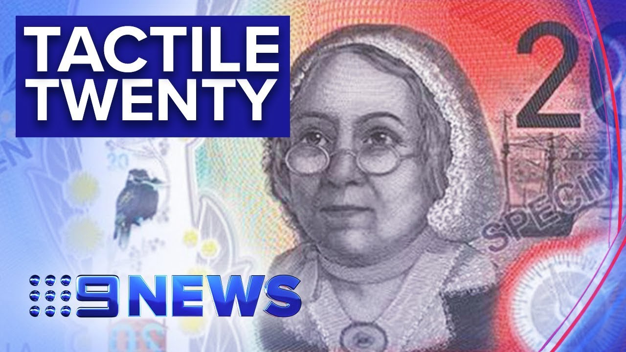 Visually impaired Australians able to identify new $20 note | Nine News Australia