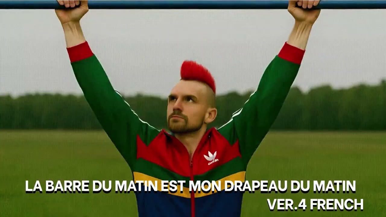 La Barre du matin est mon drapeau du matin Ver 4 French