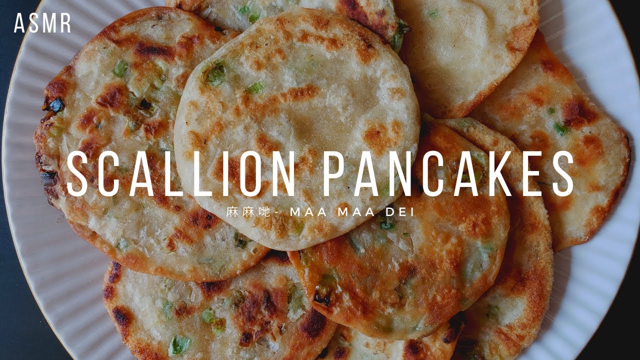 [ ASMR ] How to Make Scallion Pancakes (蔥油餅)